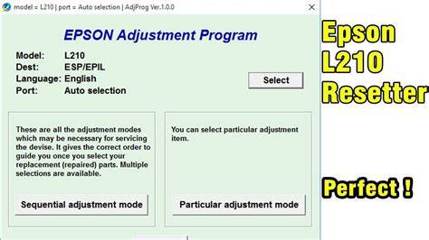 Resetter Epson L210
