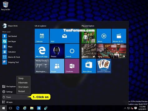 Restarting computer