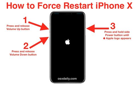 Restart iPhone