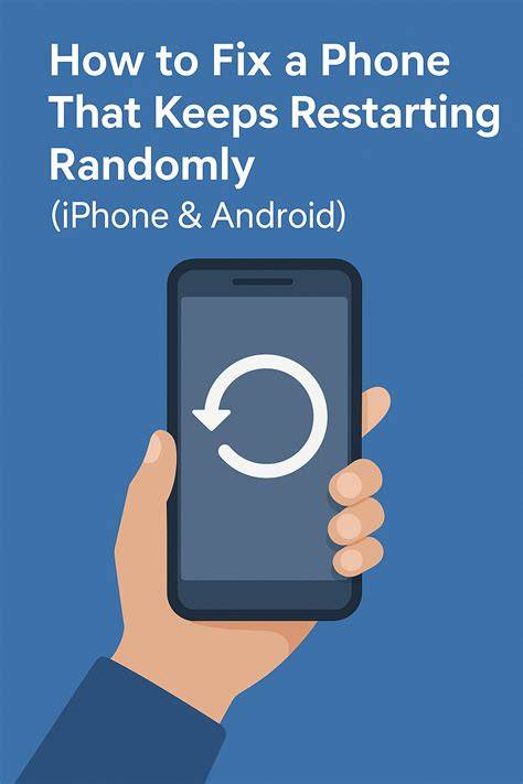 Restarting smartphone