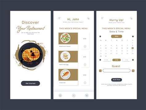 Restaurant Analogy UI UX