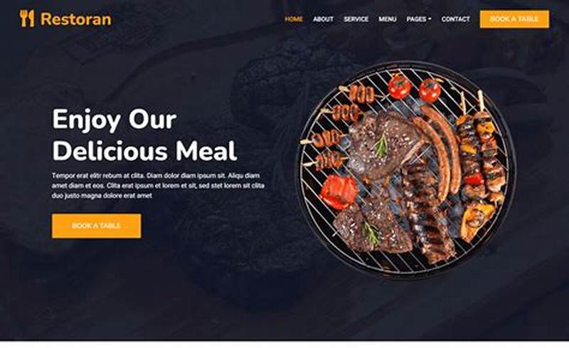 Restaurant Fast Creative Bootstrap Template