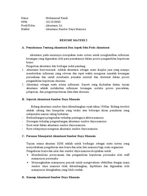 Resume Materi