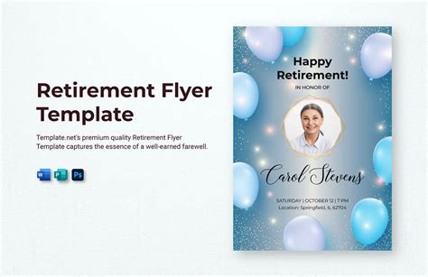 Retirement Flyer Template Word Free