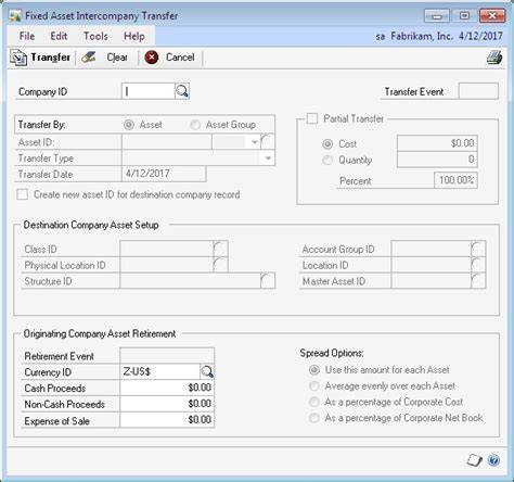 Retirement Setup Dynamics GP