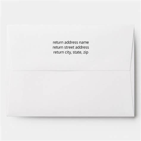 Return Address Template