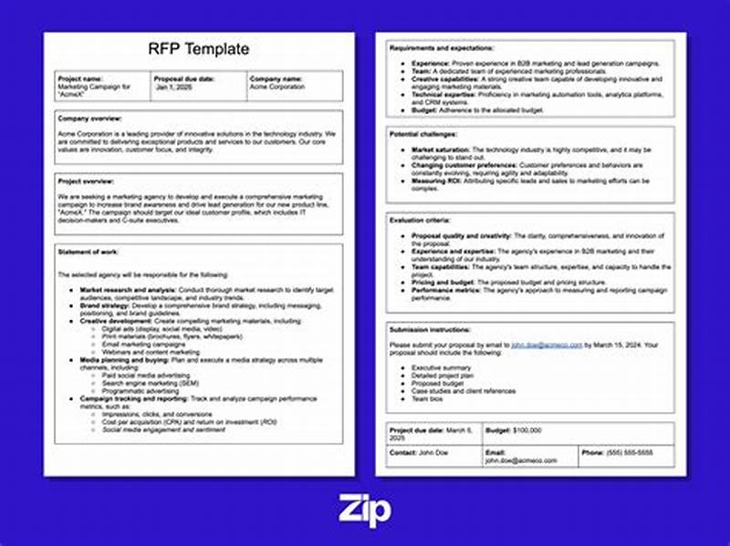 Rfp Template Example
