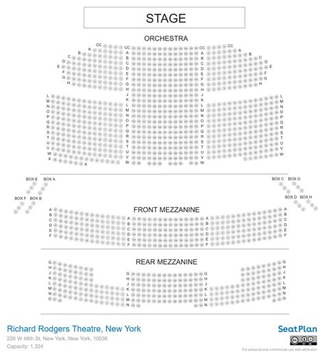 Richard Rodgers Theater Nyc Seating Chart