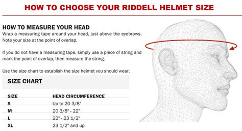 Riddell Speedflex Sizing Chart