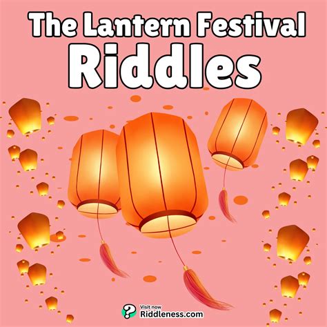 Riddle written on a lantern