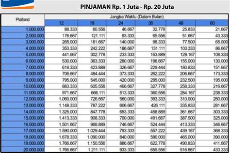 Rincian Pinjaman Bank