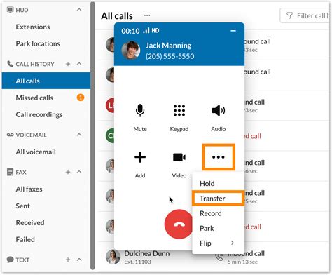 RingCentral call management