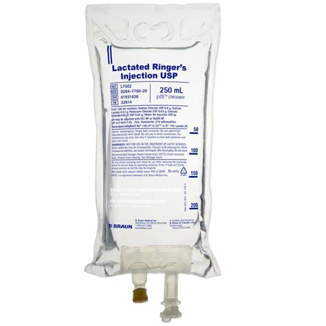 Ringer Lactate IV Bag