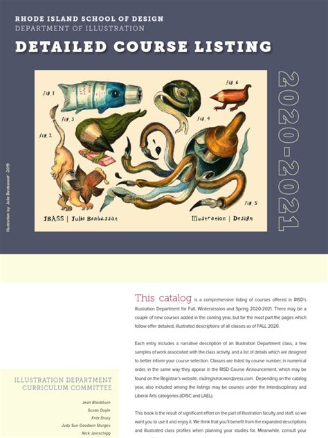 Risd Course Catalogue