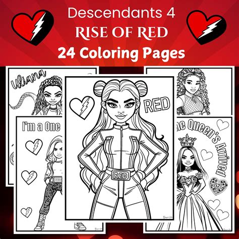Rise Of Red Coloring Pages Printable