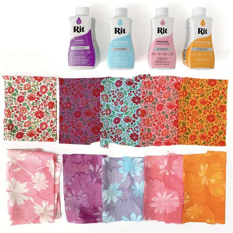 Rit Over Dyeing Fabric Chart