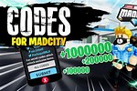 Roblox Mad City Codes List