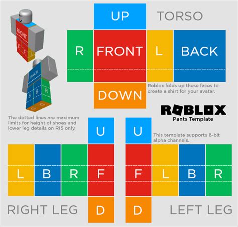 Roblox Pants Template