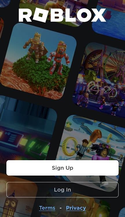 Roblox Sign Up Page