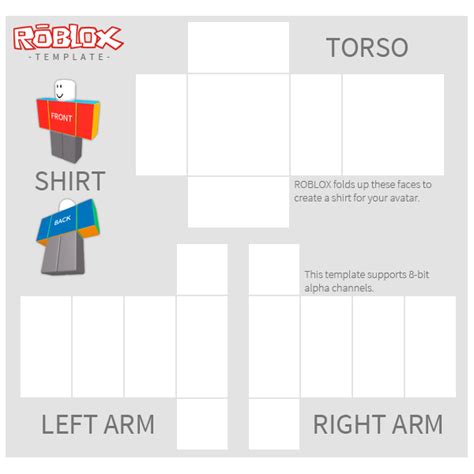 Roblox Transparent Shirt Template