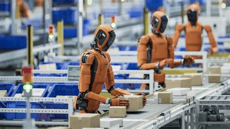 Robot bekerja