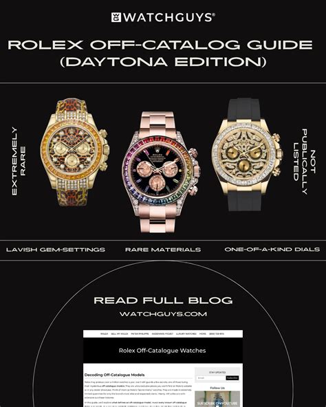 Rolex Off Catalogue Pieces