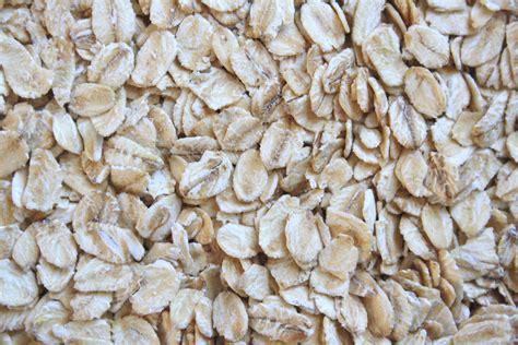 Rolled Oats Close Up