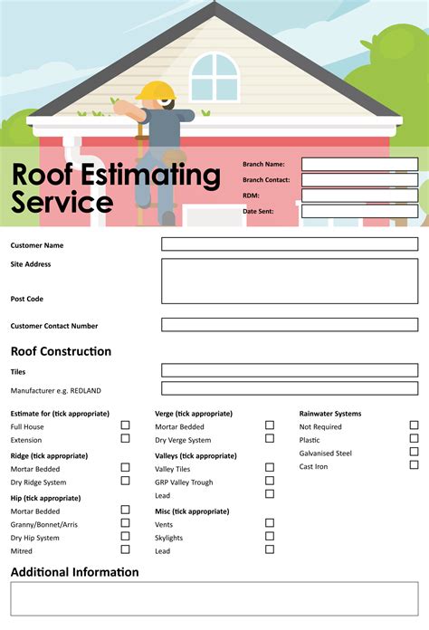 Roofing Estimate Templates