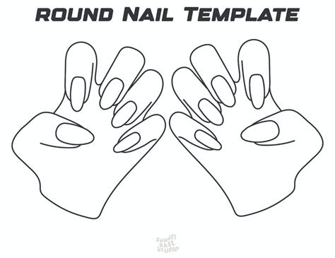 Round Nail Template