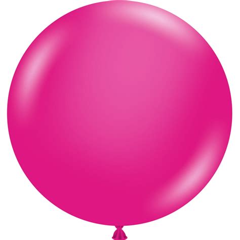 Round Pink Balloon
