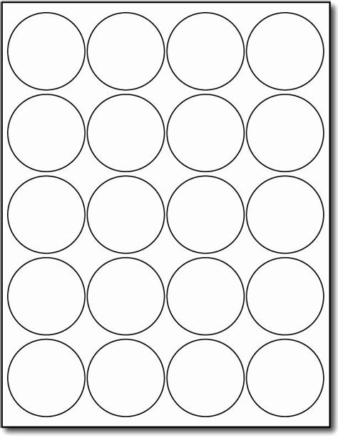 Round Sticker Labels Template