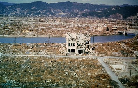 Ruins of Hiroshima after the atomic bomb was dropped (1945)