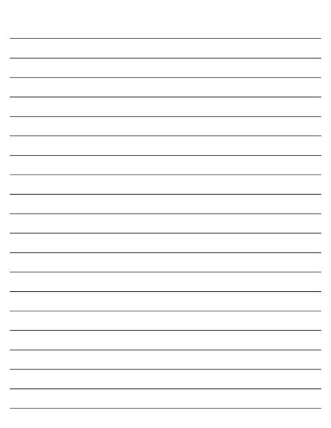 Ruled Paper Printable Free