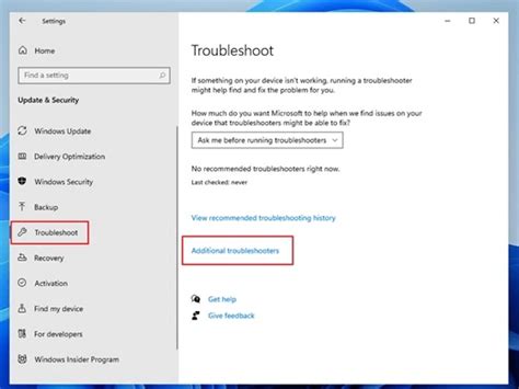 Run Troubleshooter from Microsoft