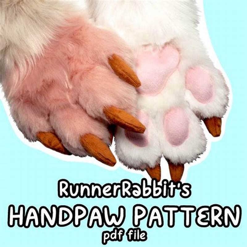 Runner Rabbit Paw Pattern