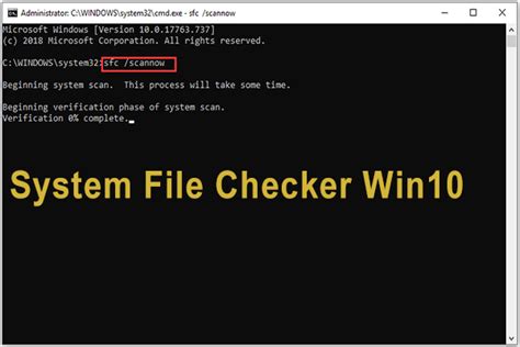 Running System File Checker (SFC)