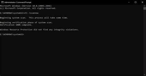 SFC Scan Command Prompt