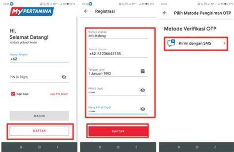 SPBU MyPertamina registration