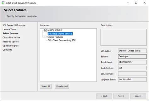SQL Server 2017 Update 4