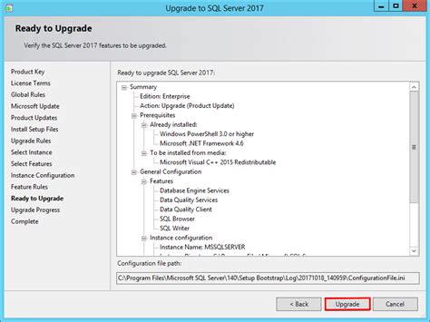 SQL Server 2017 Update Process