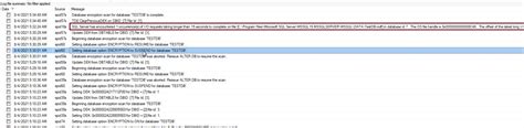 SQL Server TDE Error