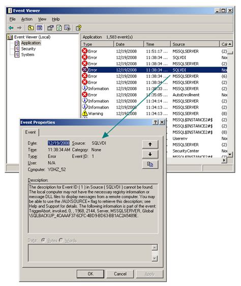 SQL Server VDI Backup Failure
