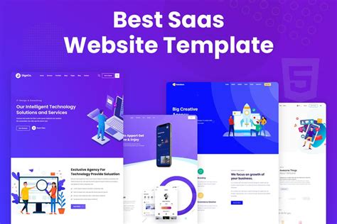 Saas Website Template