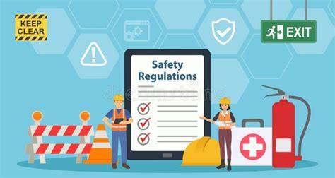 Safety regulations illustration