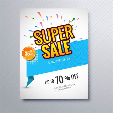 Sale Brochure Template