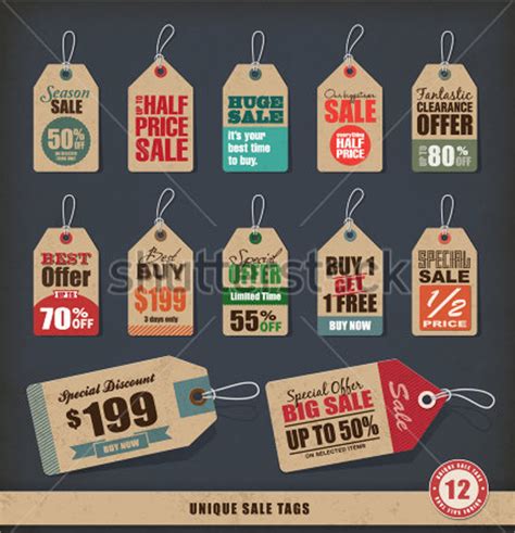 Sale Tag Template