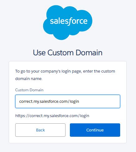 Salesforce Copilot Incorrect Custom Domain