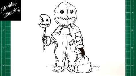 Sam From Trick Or Treat Drawing