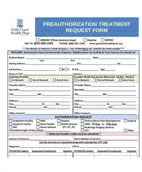 Sample Template Request For Preauthorization Letter For Speech Therapy Services