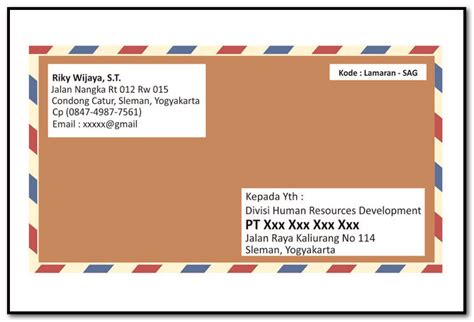 Sampul Surat Lamaran
